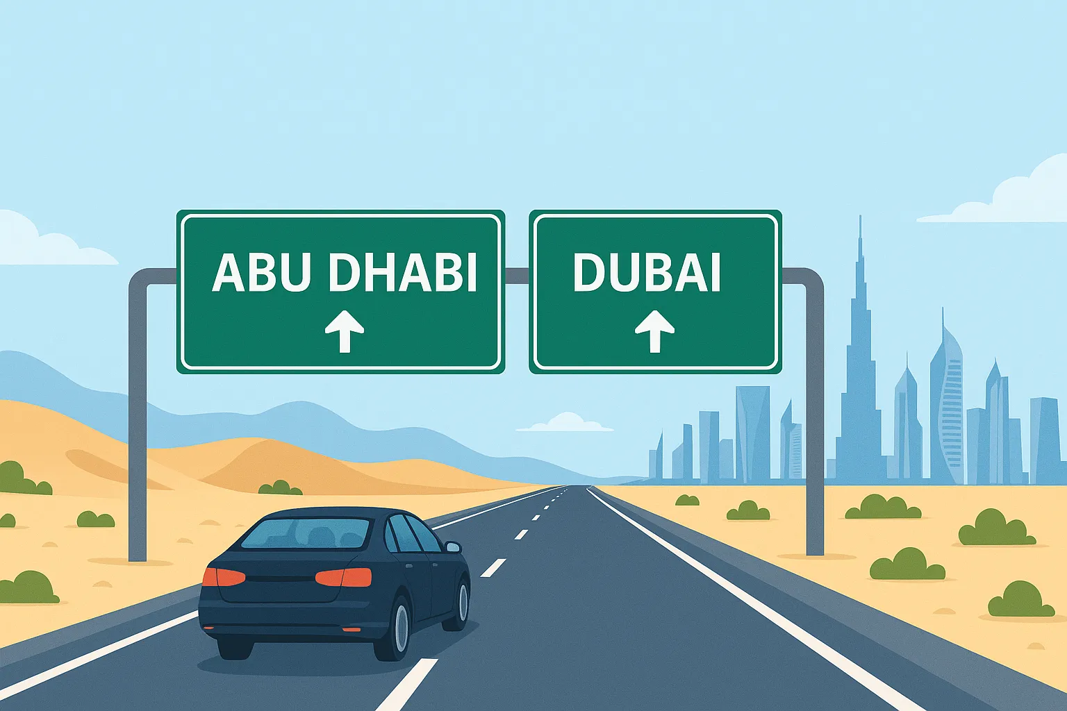 Abu Dhabi to Dubai Trip Guide – Routes, Tips & Travel Info